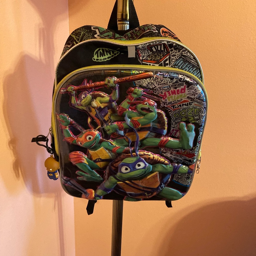Kids Backpack - Ninja Turtles. 3D Hard
Shell Graphics